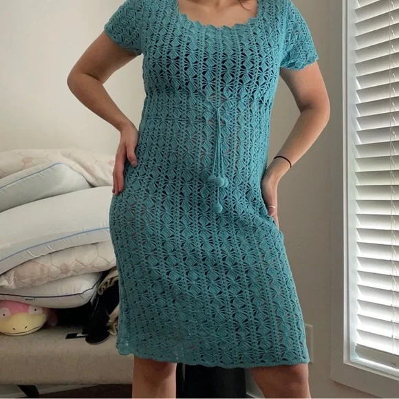 Vintage crochet summer dress - Picture 2 of 5